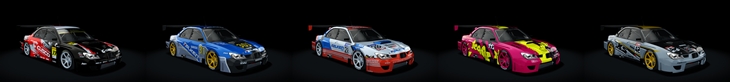Assetto Corsa Subaru Impreza Time Attack Color Variants 02