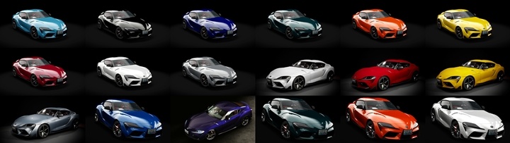 Assetto Corsa Toyota GR Supra A90 2019 Color Variants 02