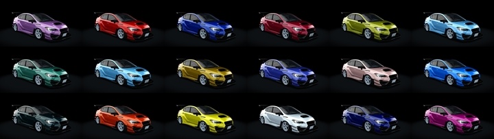 Assetto Corsa Subaru WRX STi S209 Varis Color Variants 02