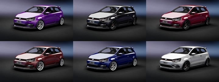 Assetto Corsa Volkswagen Polo GTI Color Variants 02