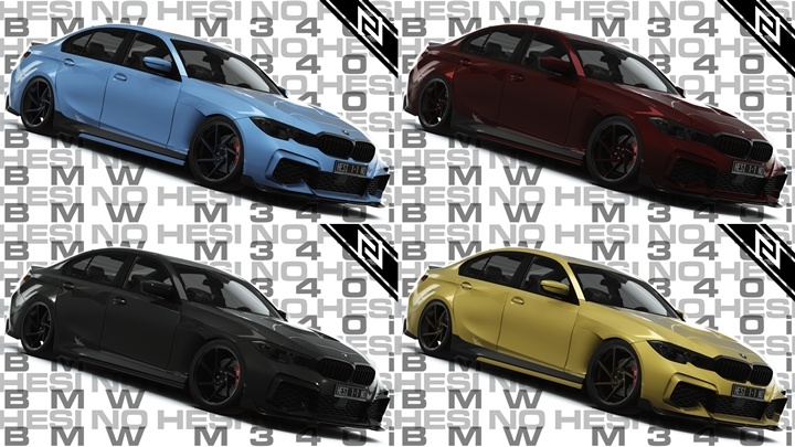 Assetto Corsa BMW M340i G20 Color Variants 02