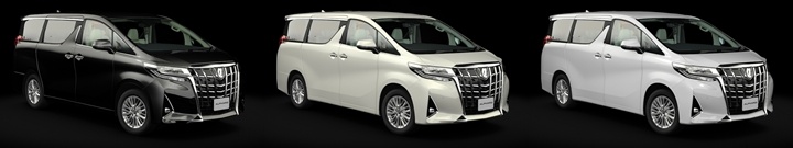 Assetto Corsa Toyota Alphard Executive Lounge 2018 Color Variants