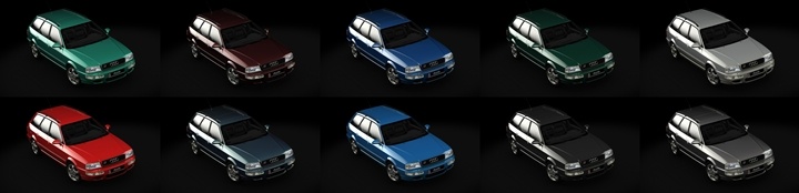 Assetto Corsa Audi RS2 Avant Color Variants 02