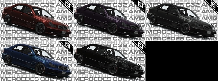 Assetto Corsa Mercedes-Benz C32 AMG 2006 Color Variants 02