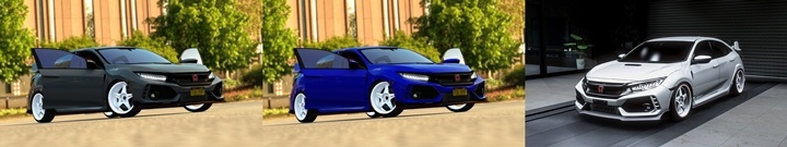 Assetto Corsa Honda Civic Type-R (FK8) Color Variants