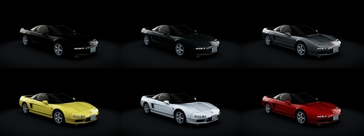 Assetto Corsa Honda NSX NA1 Type R Color Variants 02