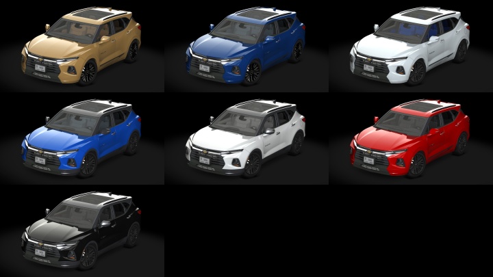 Assetto Corsa Chevrolet Blazer 2019 Tuned Color Variants 02