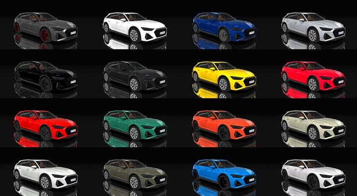 Assetto Corsa Audi RS6 2021 Color Variants 02