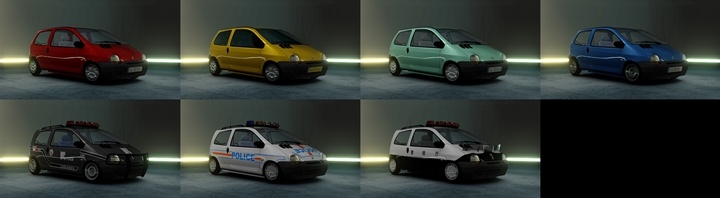 Assetto Corsa Renault Twingo Color Variants 02