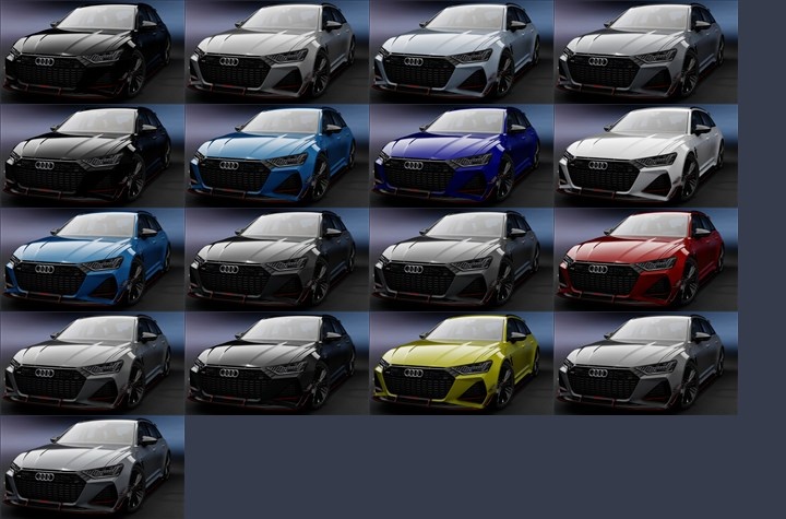 Assetto Corsa Audi RS6-R 2020 ABT Color Variants