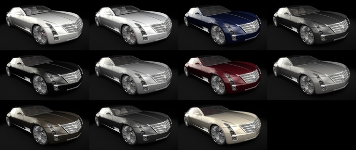Assetto Corsa Cadillac Sixteen Color Variants 02