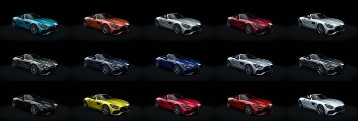 Assetto Corsa Mercedes-Benz AMG GT-S Roadster Color Variants 02