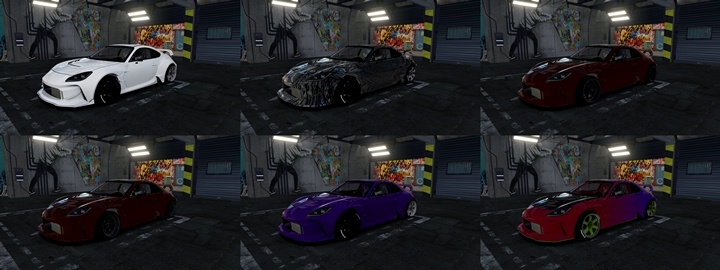 Assetto Corsa Toyota GR86 The Missile Color Variants