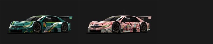 Assetto Corsa Toyota Mark X GT300 Color Variants