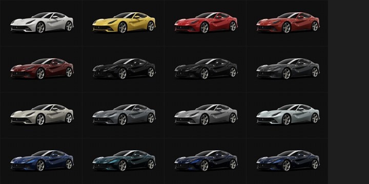 Assetto Corsa Ferrari F12 Berlinetta Color Variants