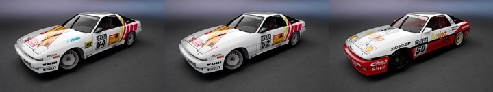Assetto Corsa Toyota T78 Supra DTM Color Variants