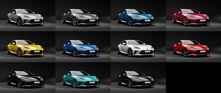 Assetto Corsa Toyota GR86 Performance Color Variants