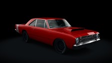 Devil Red W White stripe