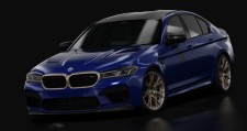 Frozen marina bay blue metallic